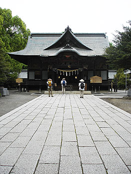 秩父神社の拝殿